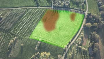 Mapa de zona de risco classificado em alto, médio e baixo risco