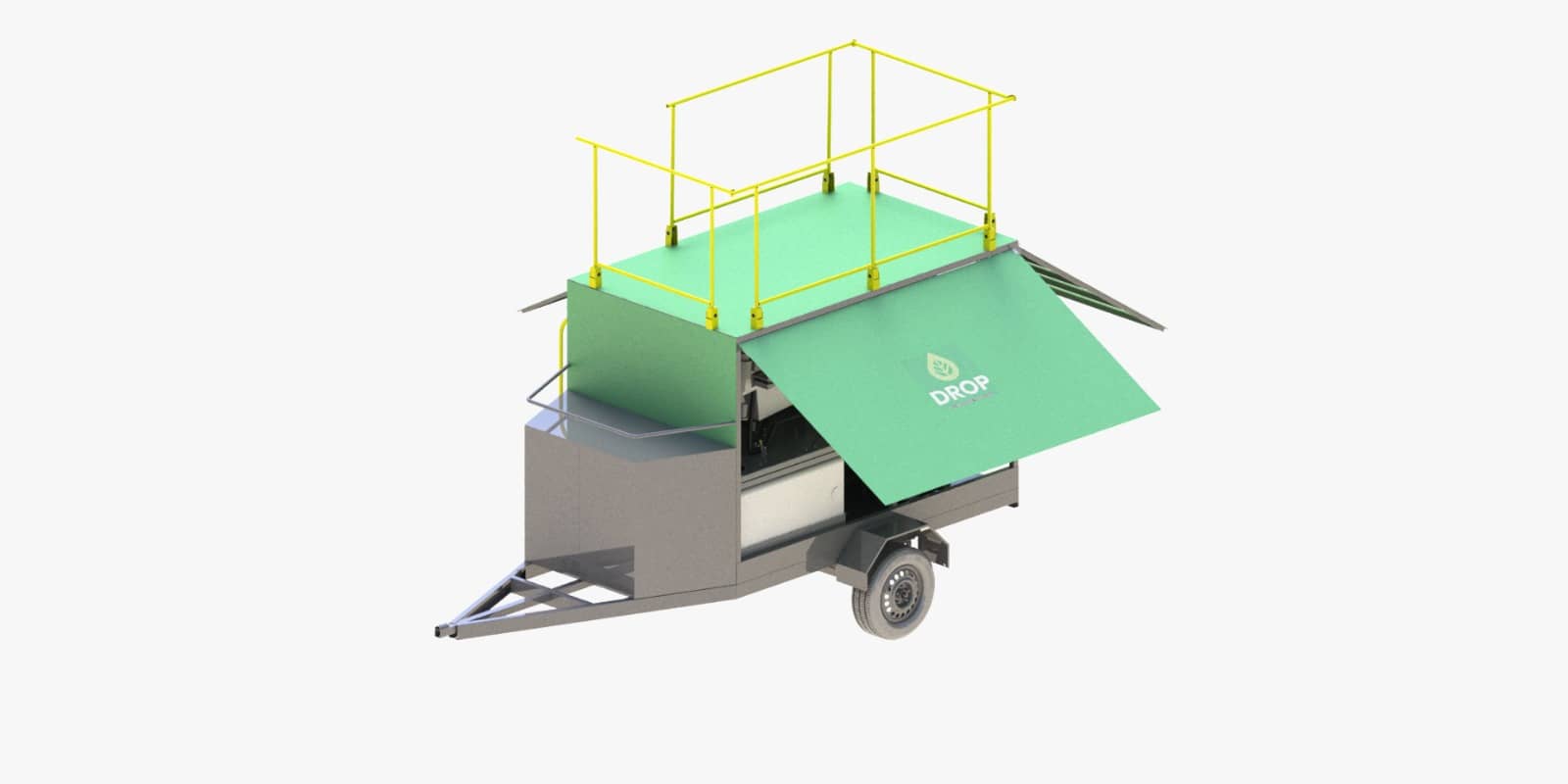 Carretinha para Drone - Vista 4