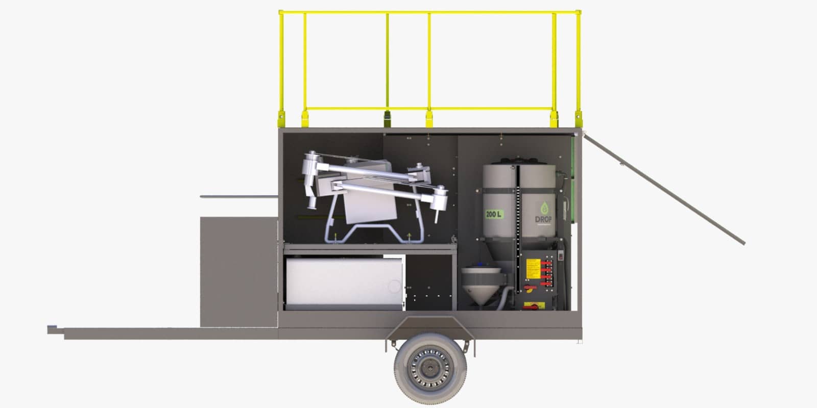 Carretinha para Drone - Vista 5